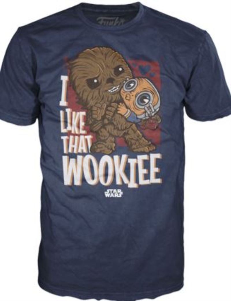 FUNKO ACTION FIGURES FUNKO T-SHIRT STAR WARS: CHEWBACCA LIKE THAT WOOKIE BLACK